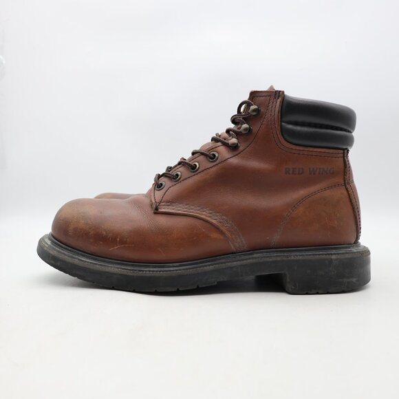 Red Wing Boots 2245 Men's 8.5 D Brown Leather Steel Toe Work Steel Toe USA - Picture 4 of 10